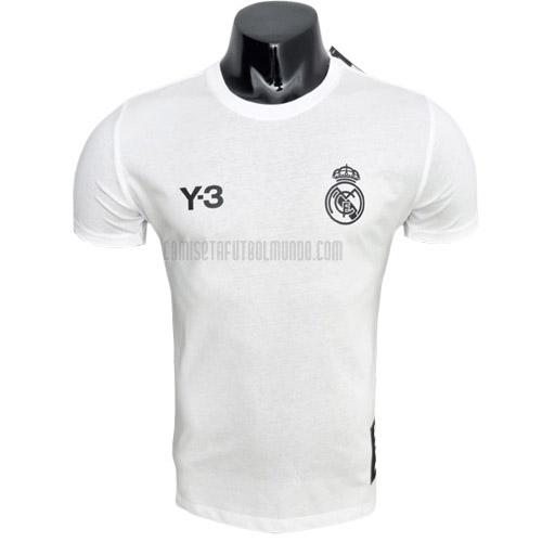 t-shirt real madrid y-3 blanco 2022
